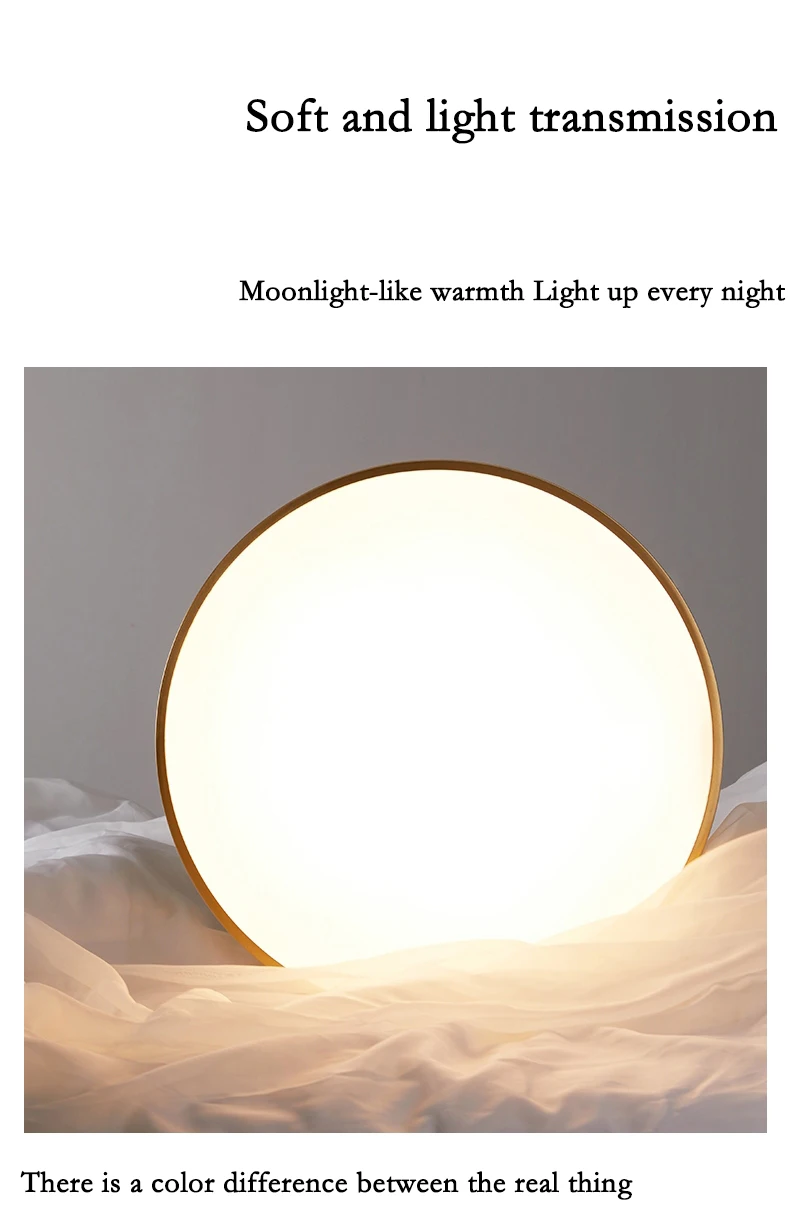 Modern Living Room Ceiling Light Bedroom Circular Chandelier Villa Kitchen Shrink LED Lamp Channel Lamp 3 Color Change Lamplight