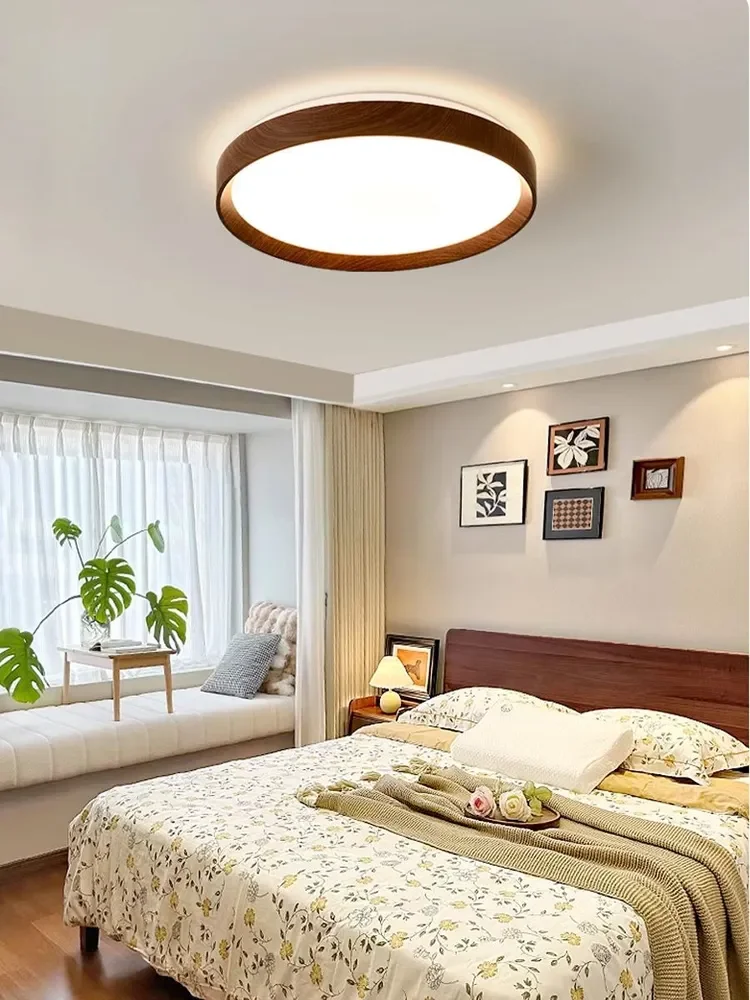 Modern Living Room Ceiling Light Bedroom Circular Chandelier Villa Kitchen Shrink LED Lamp Channel Lamp 3 Color Change Lamplight