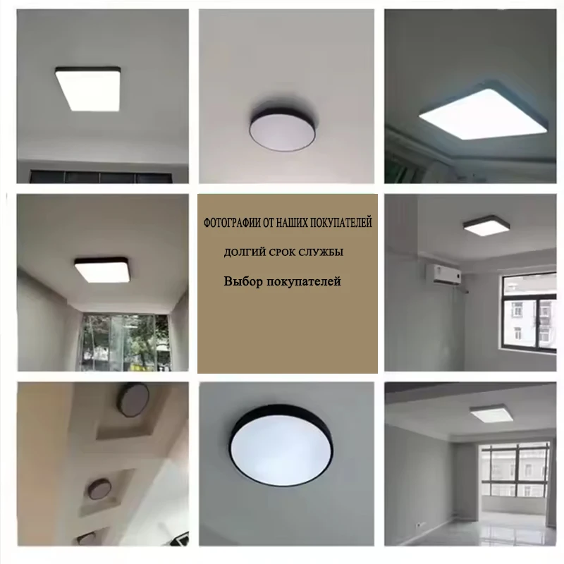 Modern Living Room Ceiling Light Bedroom Circular Chandelier Villa Kitchen Shrink LED Lamp Channel Lamp 3 Color Change Lamplight