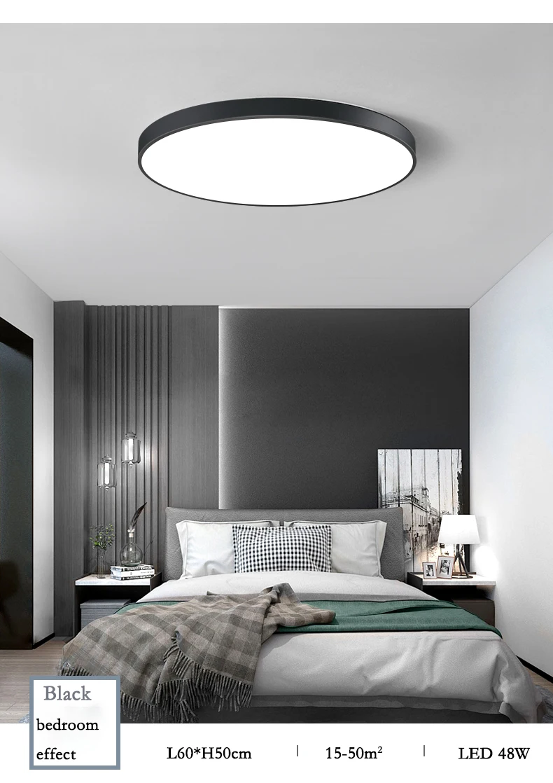Modern Living Room Ceiling Light Bedroom Circular Chandelier Villa Kitchen Shrink LED Lamp Channel Lamp 3 Color Change Lamplight