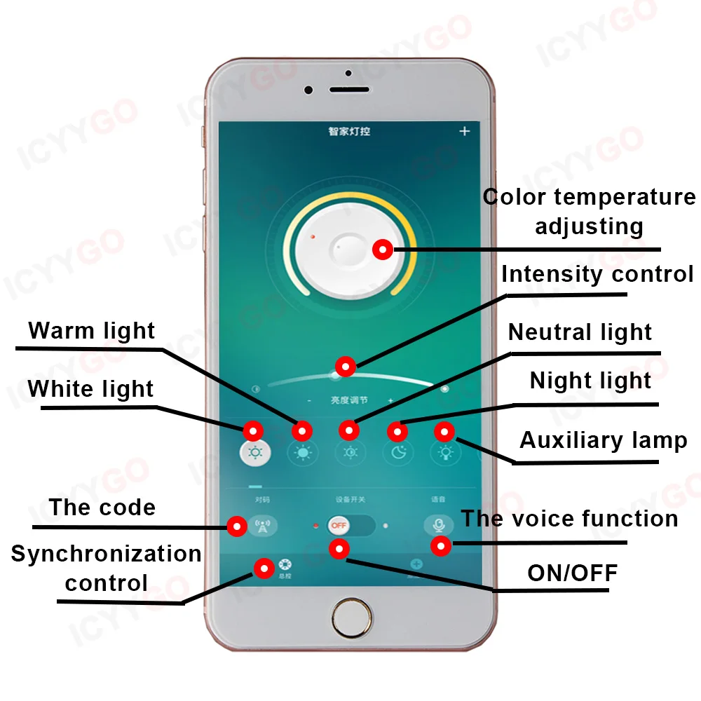 LED Driver 48W 80W 100W 120W 140W 160W APP Control 2.4G Long Distance Smart LED Transformer For Ceiling Lamp Power Supply