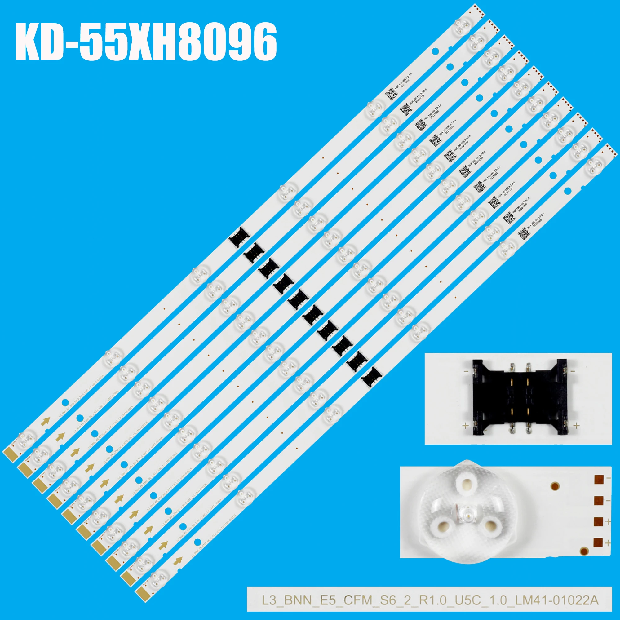 LED Backlight strip for LM41-01056A LM41-01022A I-5500SY80062-VC KD-55XH8096 KD-55XH8077 XBR-55X800H