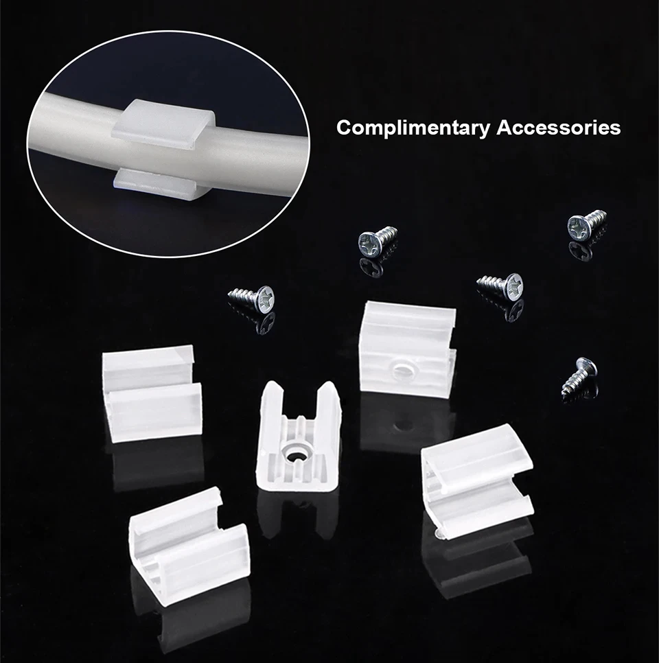 1M-30M COB LED Strip Light Super Bright 220V Led Strip Lights Outdoor Lamp Waterproof Flexible Ribbon Tape With EU Plug