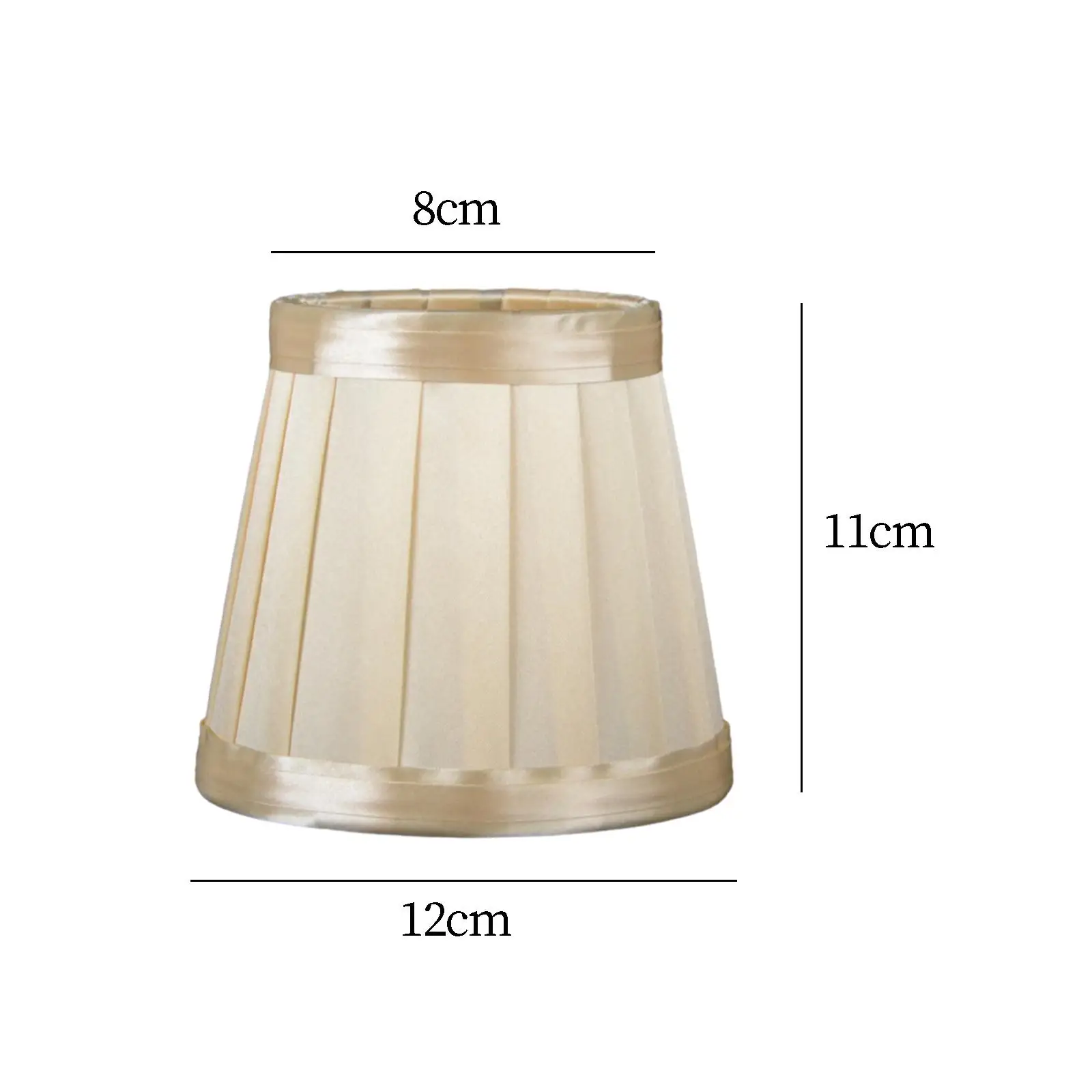 Table Lamp Shade Cover Bedside Light Cover Cloth Lampshade Elegant Convenient Assemble Accessories for Household Decoration
