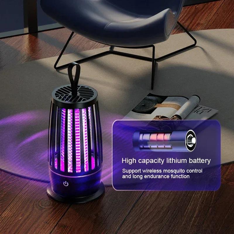 Newest Mosquito Killer Lamp Mute Insect Repellent Radiationless Electric Insect Trap Usb Charging Mosquito Killer Outdoor Trap