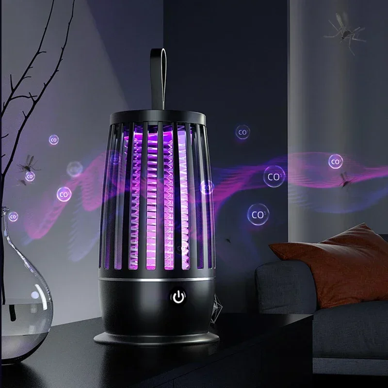 Newest Mosquito Killer Lamp Mute Insect Repellent Radiationless Electric Insect Trap Usb Charging Mosquito Killer Outdoor Trap