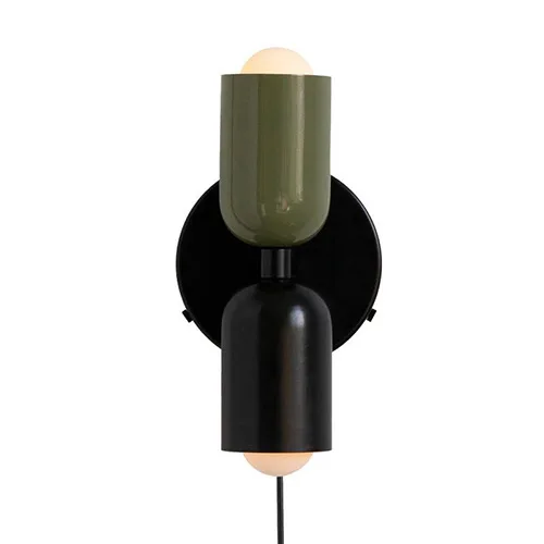 Nordic Colorful LED Wall Lamps Modern Minimalist Cream Double Head Lights For Living Room Bedroom Bedside Indoor Decor Fixtures