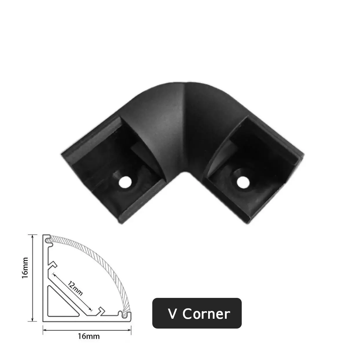 2-30 Pieces/Pack LED Aluminum Profile 0.5m/Piece U/V Shape Suitable For 8-12mm LED Light Strip Housing Channel Decor Materials