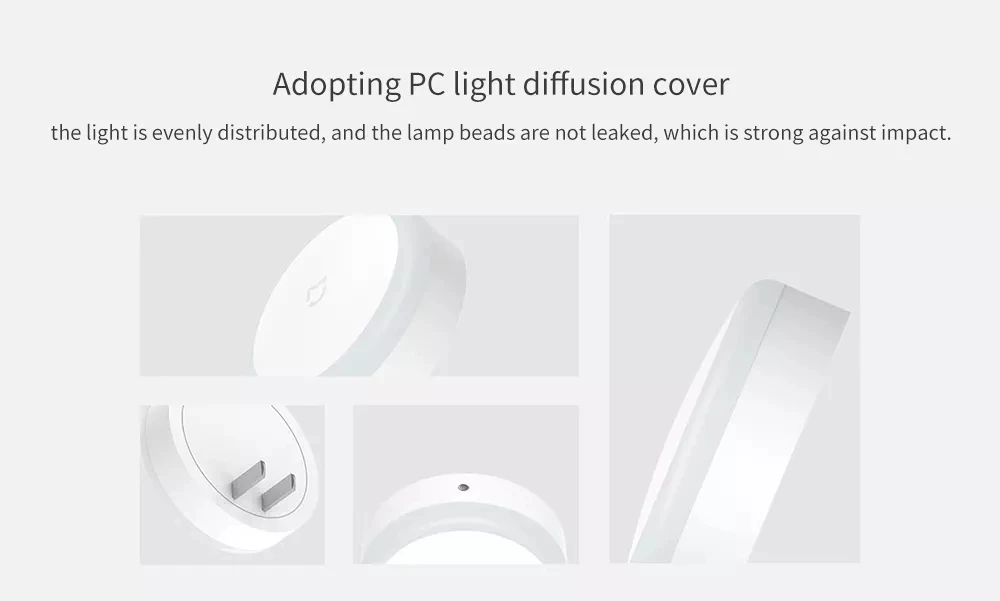 New Xiaomi MiJIA LED Smart Infrared Human Body Motion Sensor Dimmable Control Lighting Night Light For Smart Home No Battery