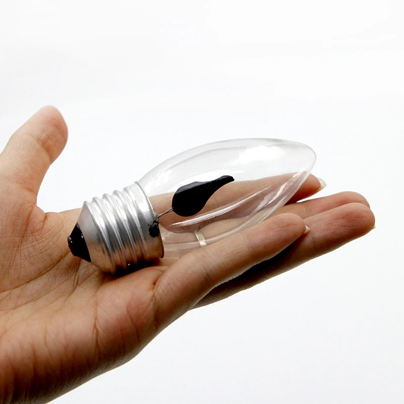 4PCS LED E14 E27 Edison Bulb Candle Light Bulb Flame Effect Bulb AC220V Decor Lighting Ampoule Candle Bulb Bedside Lamp