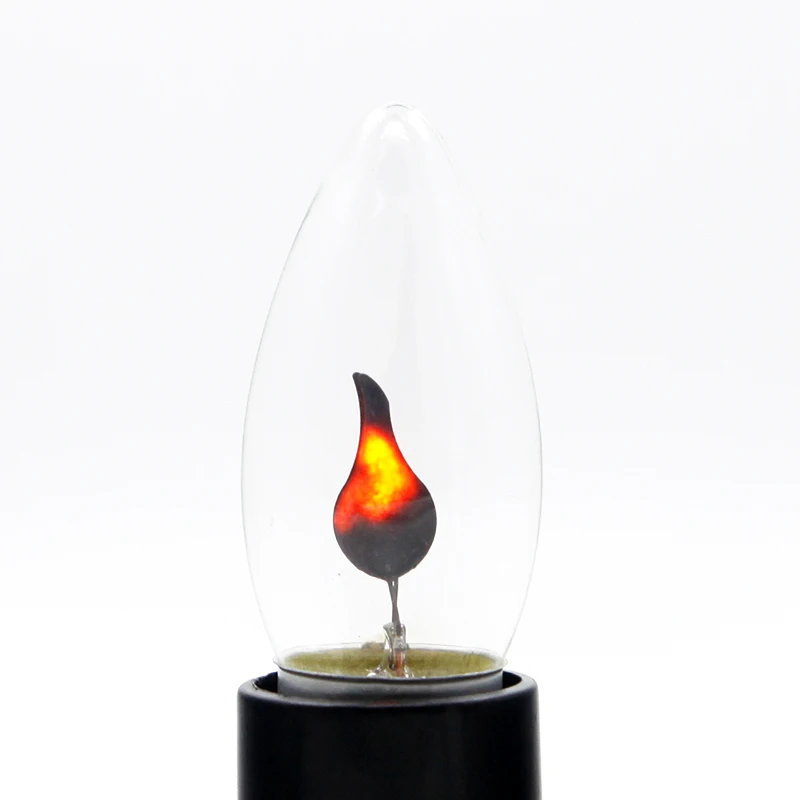 4PCS LED E14 E27 Edison Bulb Candle Light Bulb Flame Effect Bulb AC220V Decor Lighting Ampoule Candle Bulb Bedside Lamp