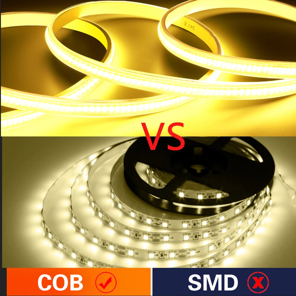 ZIGBEE 3.0 220V COB LED Strip Light Highlight Waterproof 288LED/m CRI 80 Linear Lighting Flexible LED Rome Decor for Alexa