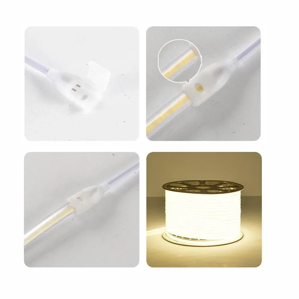 ZIGBEE 3.0 220V COB LED Strip Light Highlight Waterproof 288LED/m CRI 80 Linear Lighting Flexible LED Rome Decor for Alexa