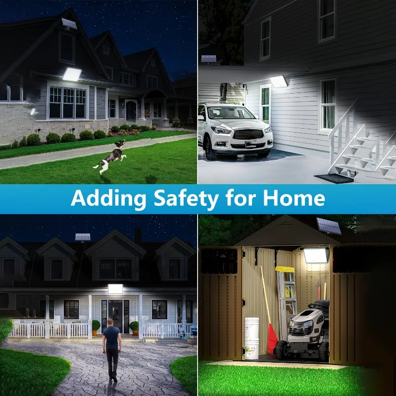 400 LED Solar Light Outdoor Super Bright Motion Sensor Solar Strong Power LED Garden Wall Lamp IP65 Waterproof for yard