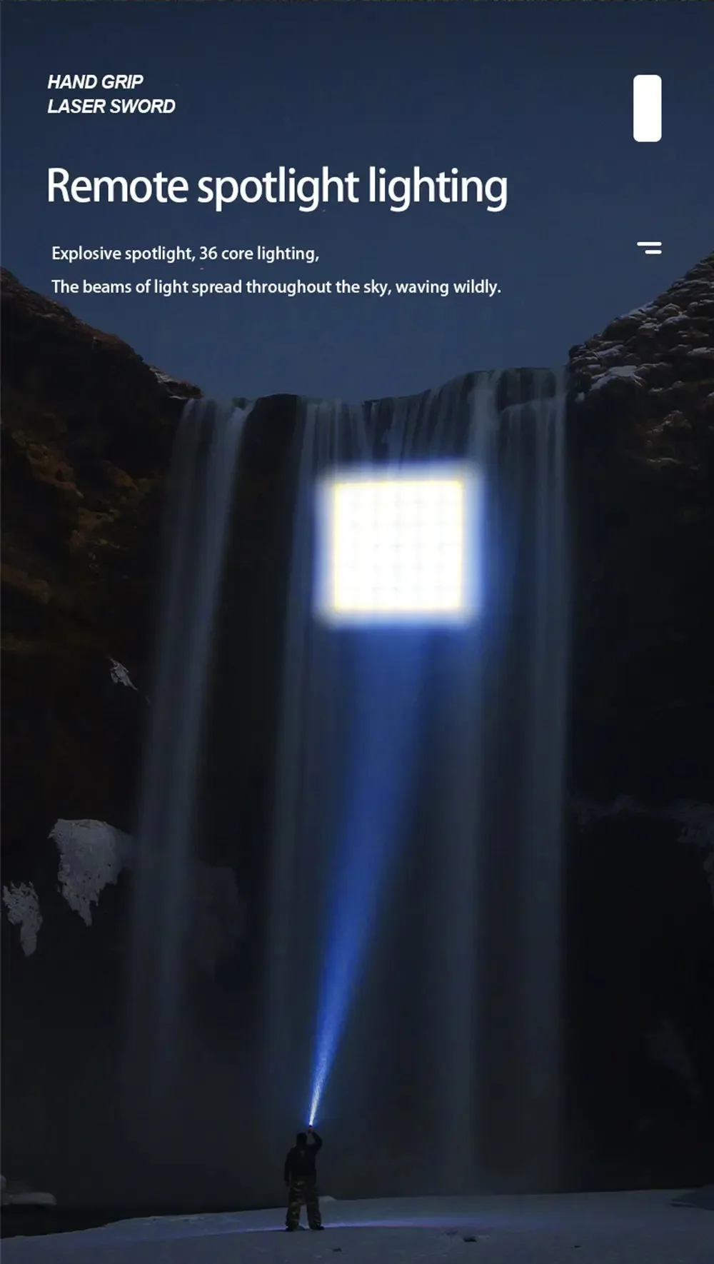 High Power Spotlight Long Range LED Headlamp Headlight Type-C USB Rechargeable Wave Hand Induction Head Flashlight For Camping