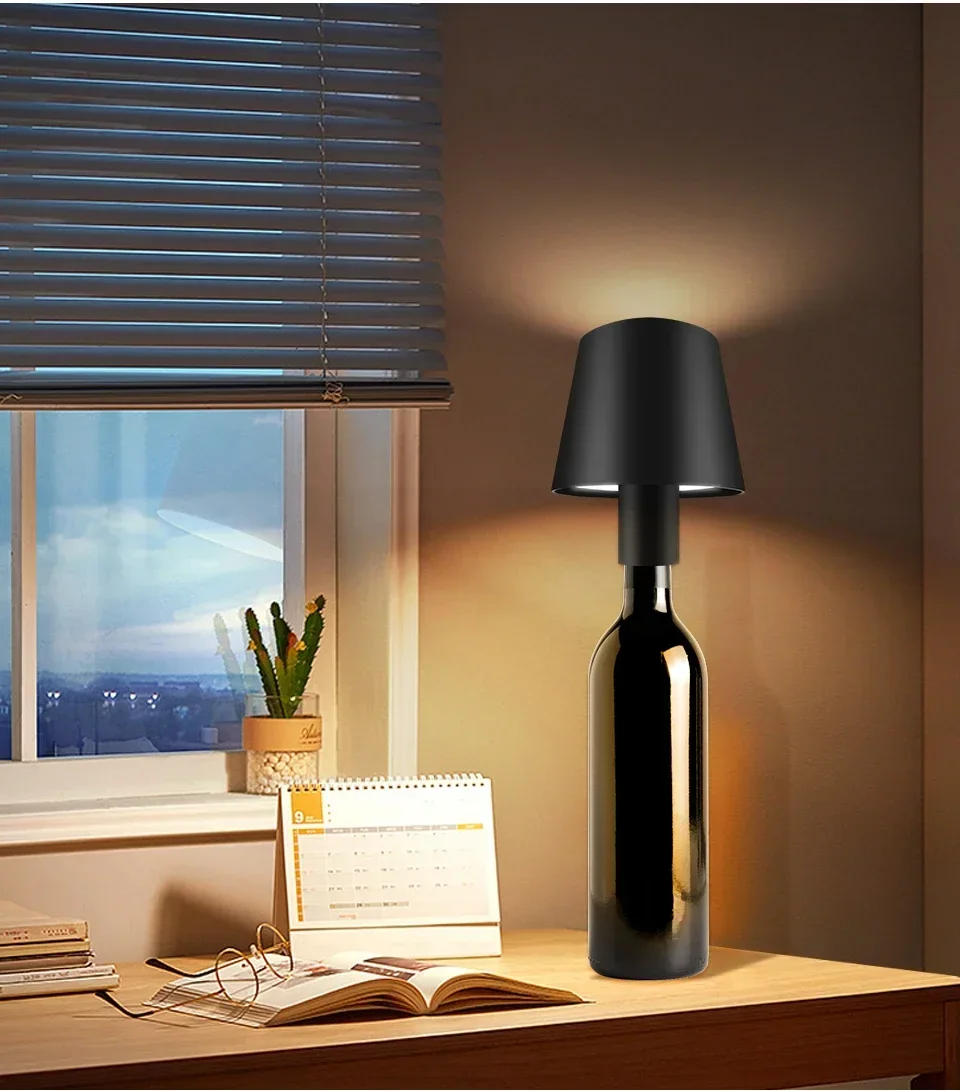 LED Desk Light Touch Switch USB Rechargeable 3 Levels Dimmable Eye Protection Reading Lamp Hotel Bar Bedroom Study Nightlights