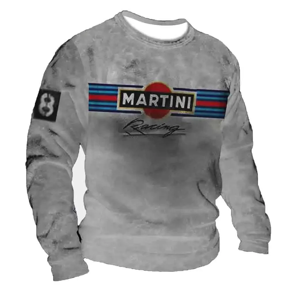 3D Print Fall T-Shirt Vintage Men's T Shirt Long Sleeve Top Tees USA Route 66 Letter Graphic Oversized Loose Clothing 5XL
