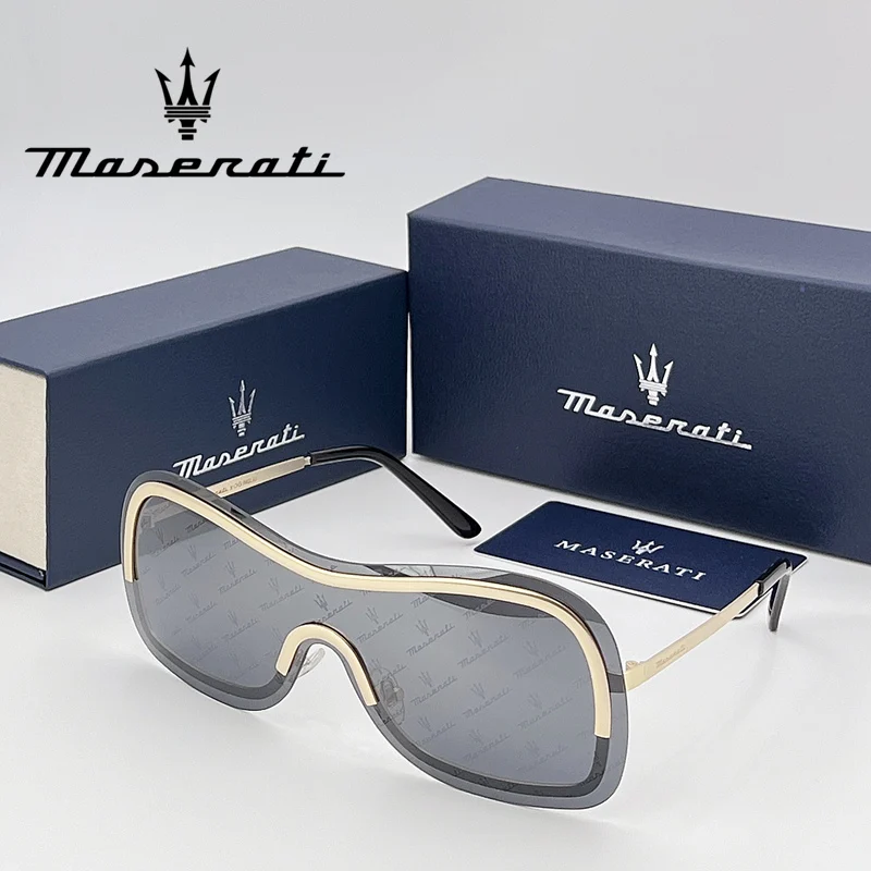 MASERATI Luxury Sunglasses Trendy Design Nylon Sunglasses UV400 Sunglasses for Driving Cycling Beach Outdoor for Men Women 20493