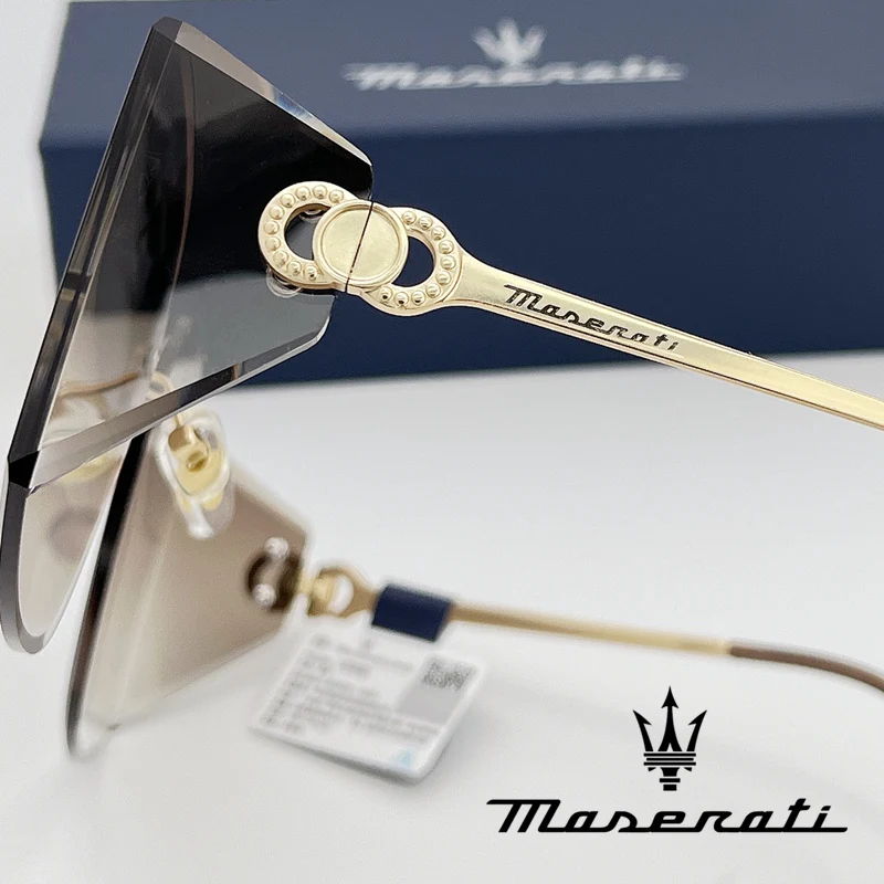MASERATI Luxury Sunglasses Trendy Design Nylon Sunglasses UV400 Sunglasses for Driving Cycling Beach Outdoor for Men Women 20493
