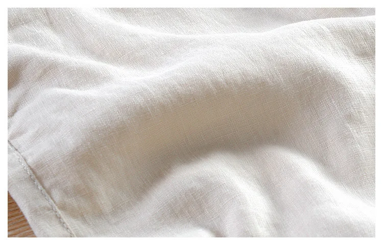 New Men's Linen Trousers Straight Tube Rope Solid Color Casual Linen Trousers Men Breathable