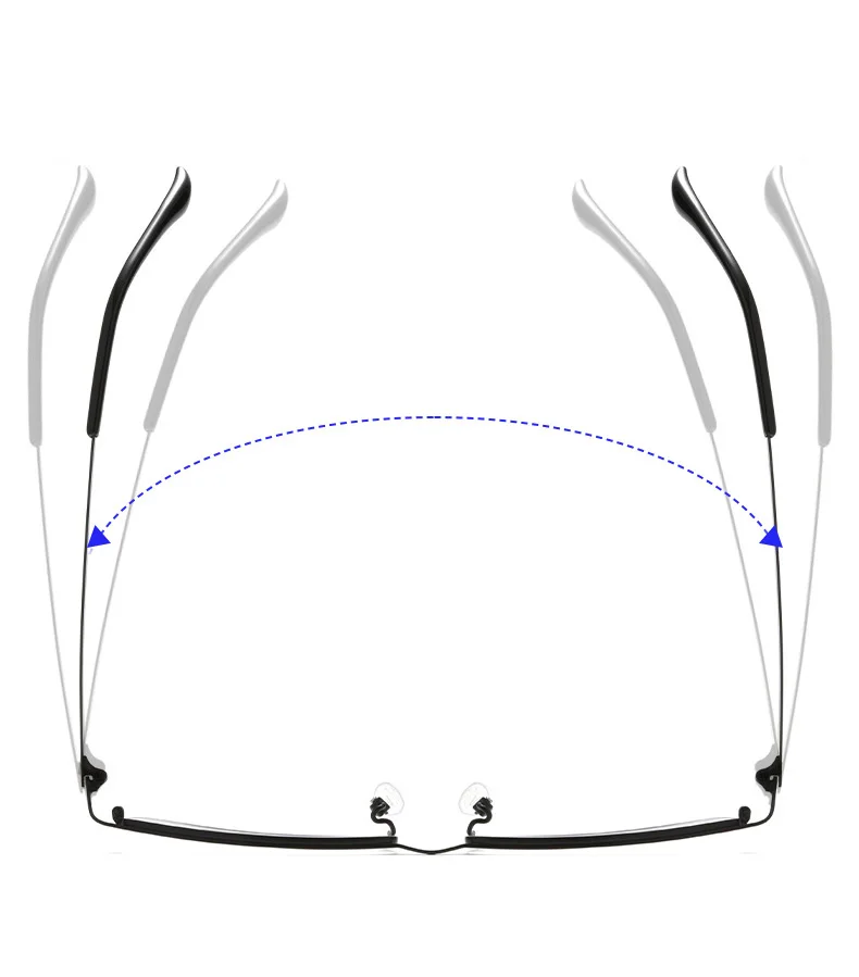 Business Ultralight Titanium Alloy IP Electroplated Full Rim Men's Optical Glasses Frame For Myopia Reading Prescription Eyewear