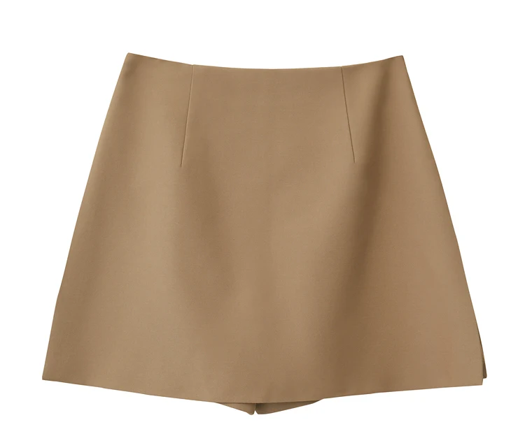 AMII Minimalist Casual Shorts Skirts Women High Waist 2026 Autumn New Fashion Commuter Straight A-Line Skirt 12343035