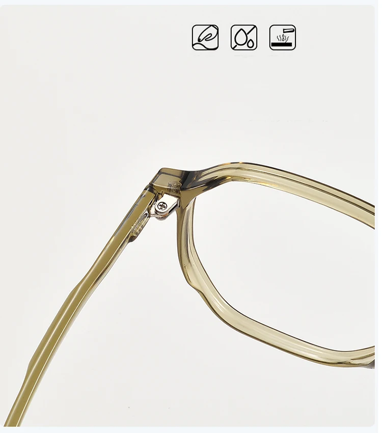 BCLEAR 2024 TR90 Eyeglasses Frame Men Women Retro Prescription Myopia Optical Lenses Simple Fashion Polygon Frame Light Comfort