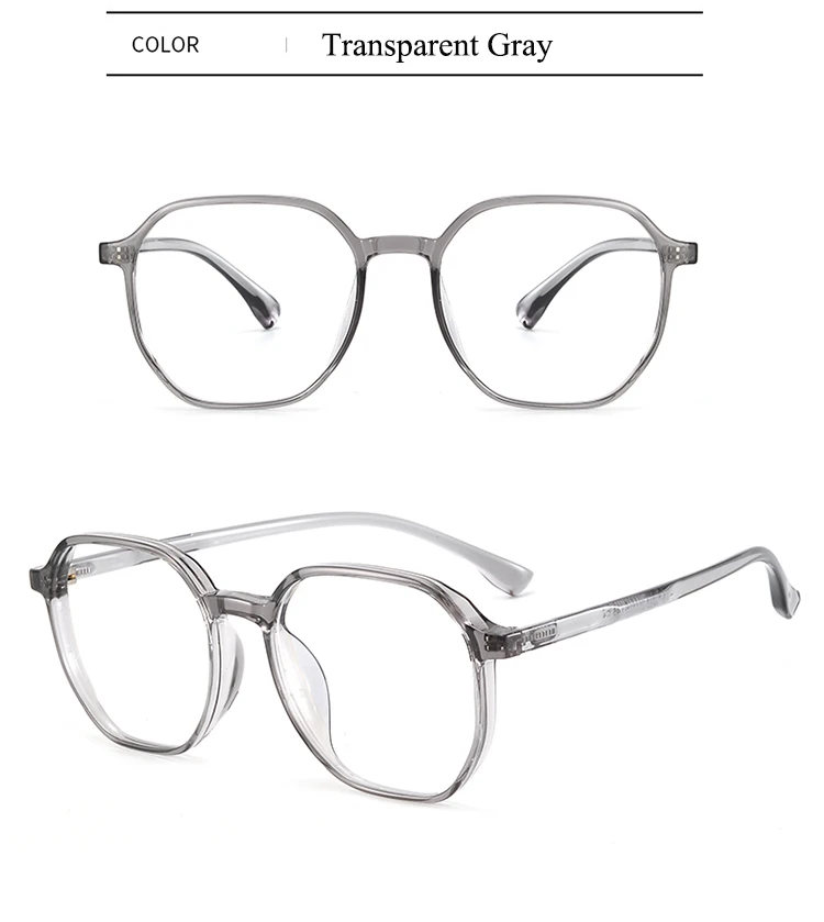 BCLEAR 2024 TR90 Eyeglasses Frame Men Women Retro Prescription Myopia Optical Lenses Simple Fashion Polygon Frame Light Comfort