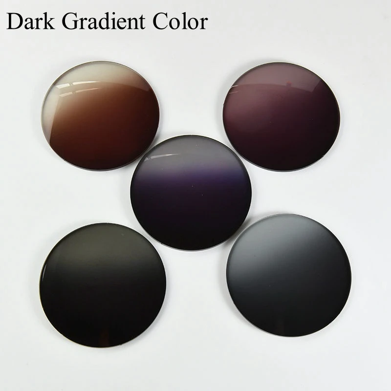 YIMARUILI 1.56/1.61/1.67 Aspherical Anti-blue Light Non-polarized Sunglasses Lens CR39 Resin HD Driving Prescription Lens 1 Pair