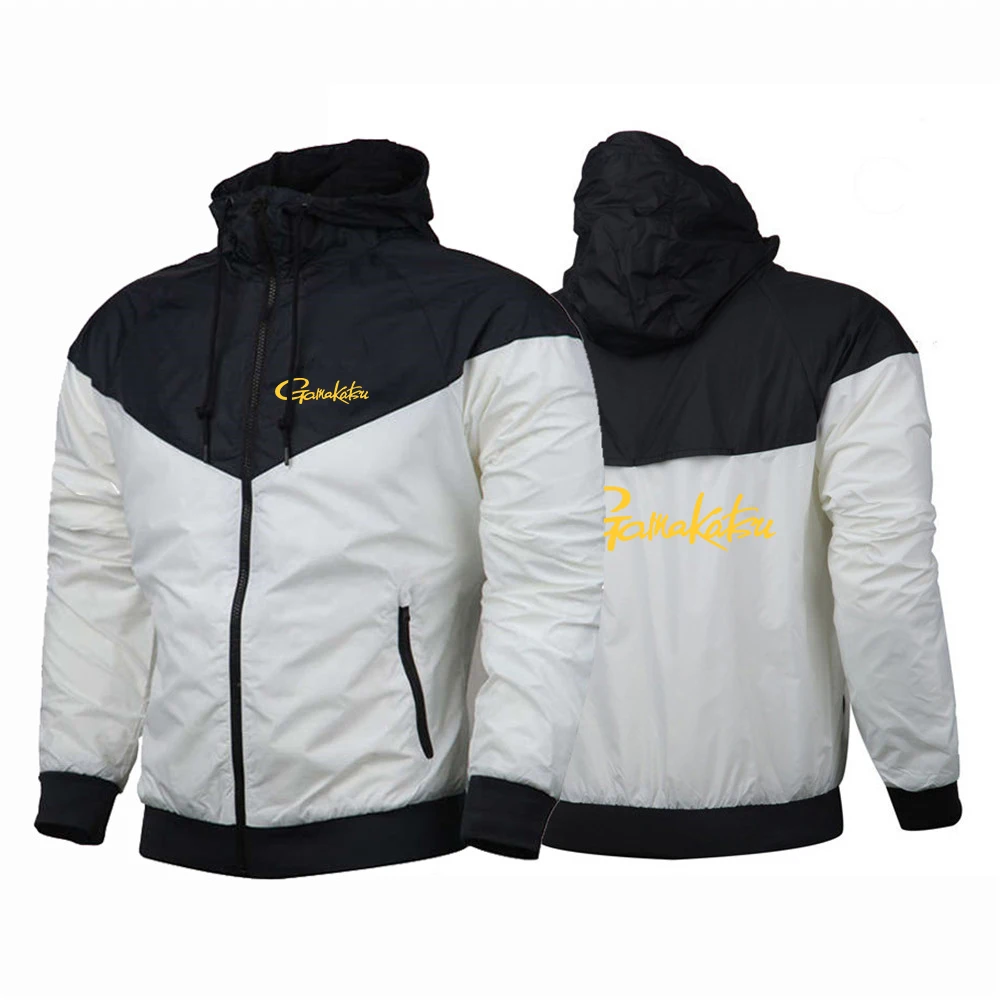 2024 Men New Gamakatsu Fishing Autumn Five-Color Windbreaker Windproof Ordinary Zipper Color Matching Designe Coat Tops