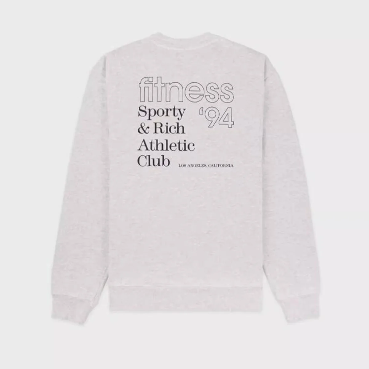 90's Vintage Athletic Club Printing Gray Thick Fleece Sweatshirts Autumn Long Sleeve Women Crewneck Pullover Ins Fashion Jumpers