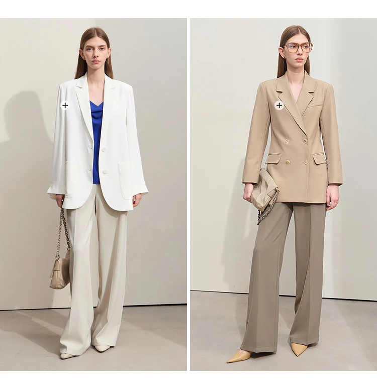 Amii Minimalism 2026 Summer New Wide-legged Pants Women Straight Basics Casual Pants Female Solid Full-length Trousers 12412006