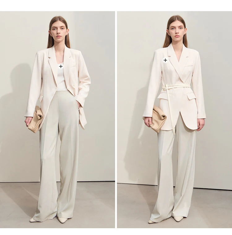 Amii Minimalism 2026 Summer New Wide-legged Pants Women Straight Basics Casual Pants Female Solid Full-length Trousers 12412006