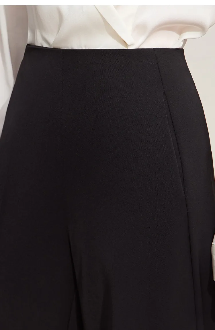 Amii Minimalism 2026 Summer New Wide-legged Pants Women Straight Basics Casual Pants Female Solid Full-length Trousers 12412006