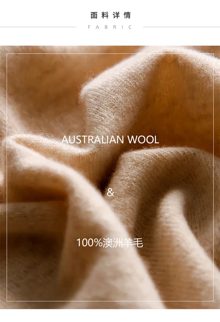 Hot Sale Autumn Winter New 100% Wool Cardigan Sweater Women's V-Neck Solid Fashion Long Female Loose Soft Knit Large Size Coat