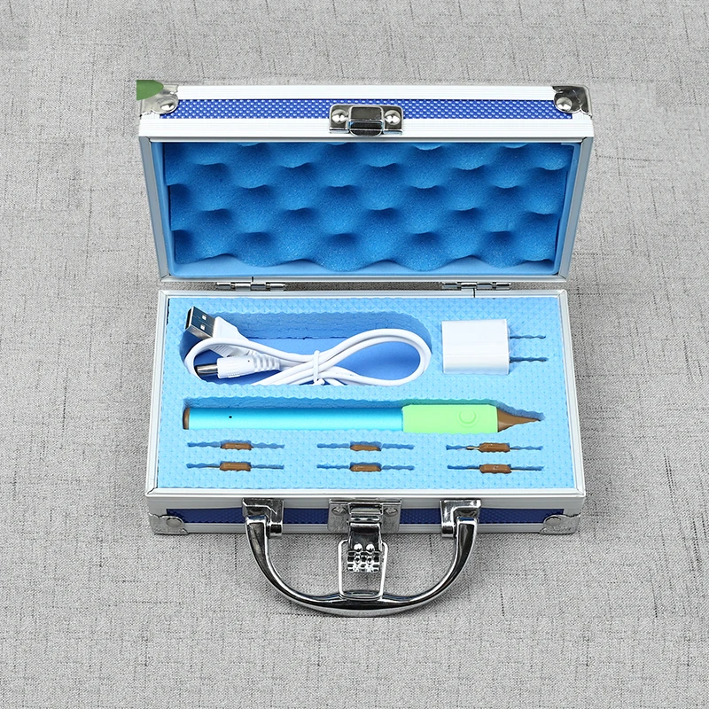 Ophthalmic Electrocoagulator Hemostatic Pen Cautery Rechargeable Double Eyelid Tool