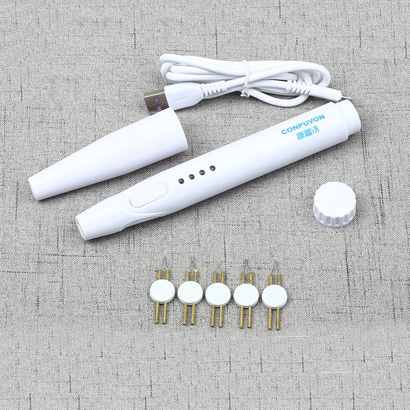 Ophthalmic Electrocoagulator Hemostatic Pen Cautery Rechargeable Double Eyelid Tool
