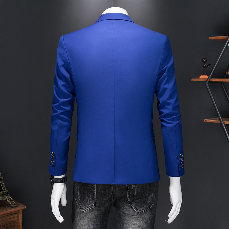 Plus Size 6XL-M Fashion Mens Solid Color Suit Jacket High Quality Business Slim Fit Casual Blazers Formal Social Wedding Tuxedo