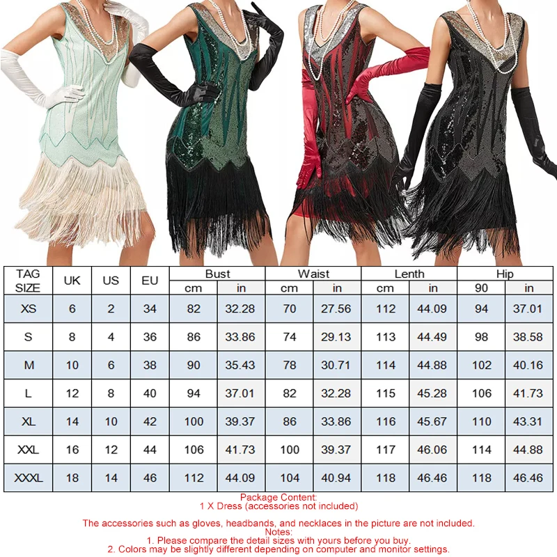 Women's Long Skirt Summer 1920s Gatsby Vintage Great Gatsby Party Flapper Dress Sleeveless Sequin Tassel Fringe Cocktail Dress
