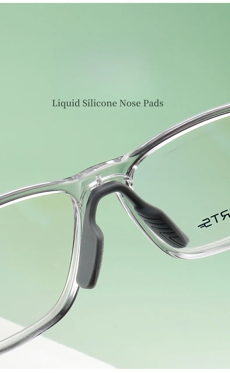 2024 New Sports Glasses Frame Ultra-light TR90 Men's Basketball Glasses Frame Square Optical Prescription Glasses for Men Y1226D