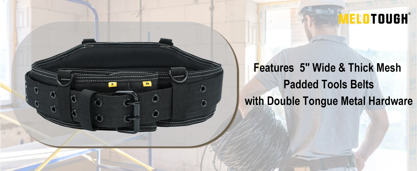 Carpenters Tool Belt with Suspenders Professional Tool Belt Combo Organizer With Tool Pouch Suspenders with 32 Pockets and Loops
