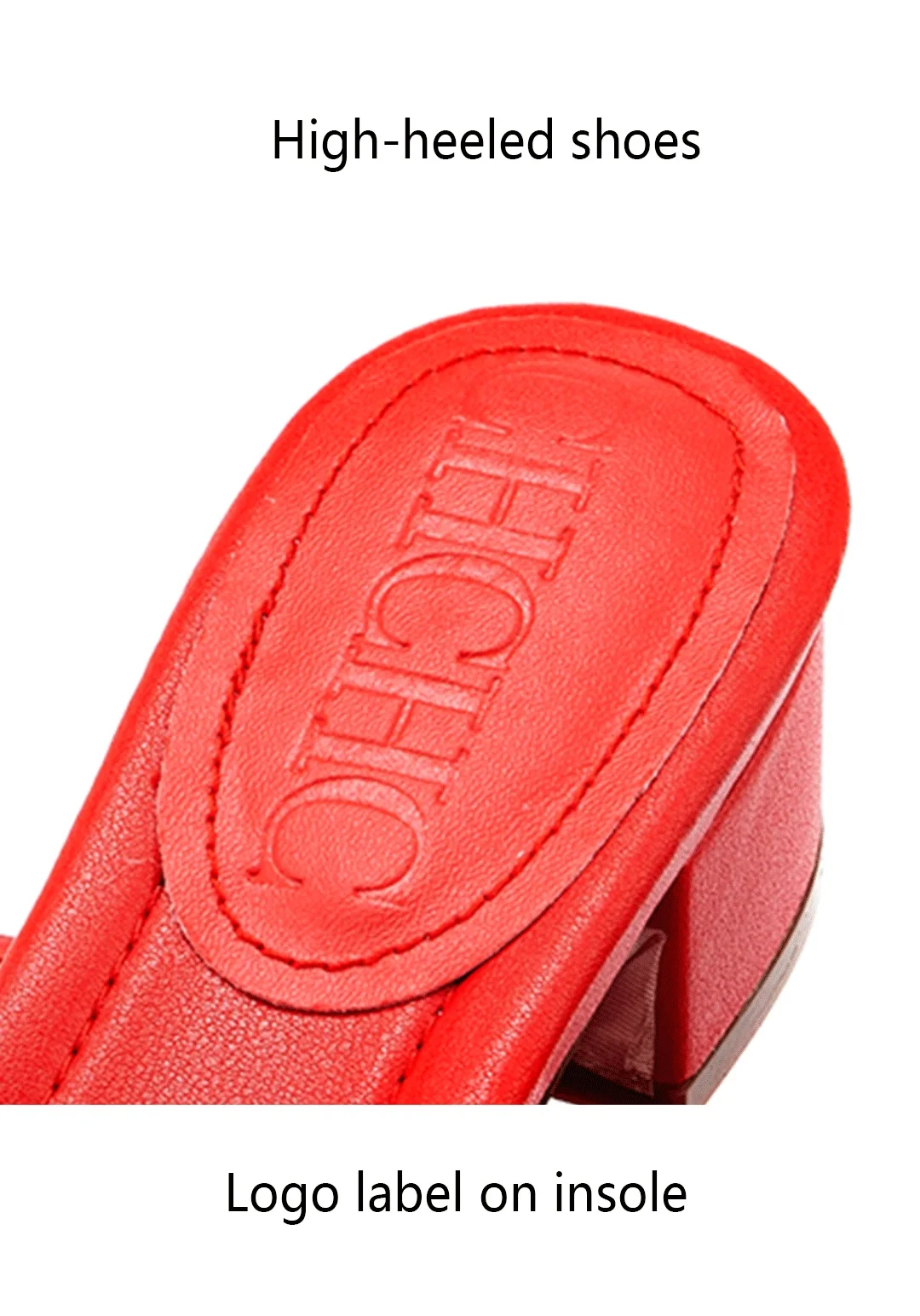CH Fashion Monogram Print Elegant Design Women's Low Heeled Slippers Solid Color High Quality Metal Lock Simple Single Shoes