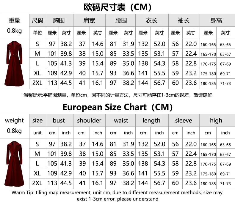 2026 Spring New Arrivals: Women's Red Long-Sleeve Trench Coat, Blue V-Neck Long Jacket, Black Vintage Overcoat.