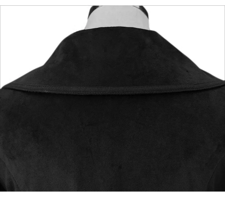 2026 Spring New Arrivals: Women's Red Long-Sleeve Trench Coat, Blue V-Neck Long Jacket, Black Vintage Overcoat.