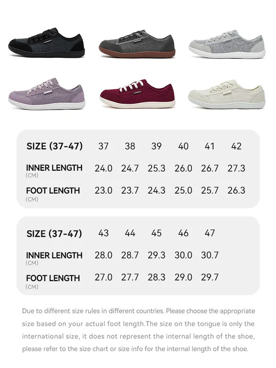 HOBIBEAR Unisex Barefoot Shoes Wide Toe Minimalist Zero Drop Walking Sneakers Lace-Up Outdoor Lightweight Casual Shoes