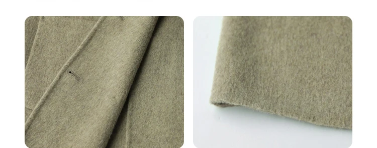 CHIC VEN Women Woolen Coats Loose Casual Oversize Double Breasted Double-sided Jacket Office Ladies Outerwear Autumn Winter 2026