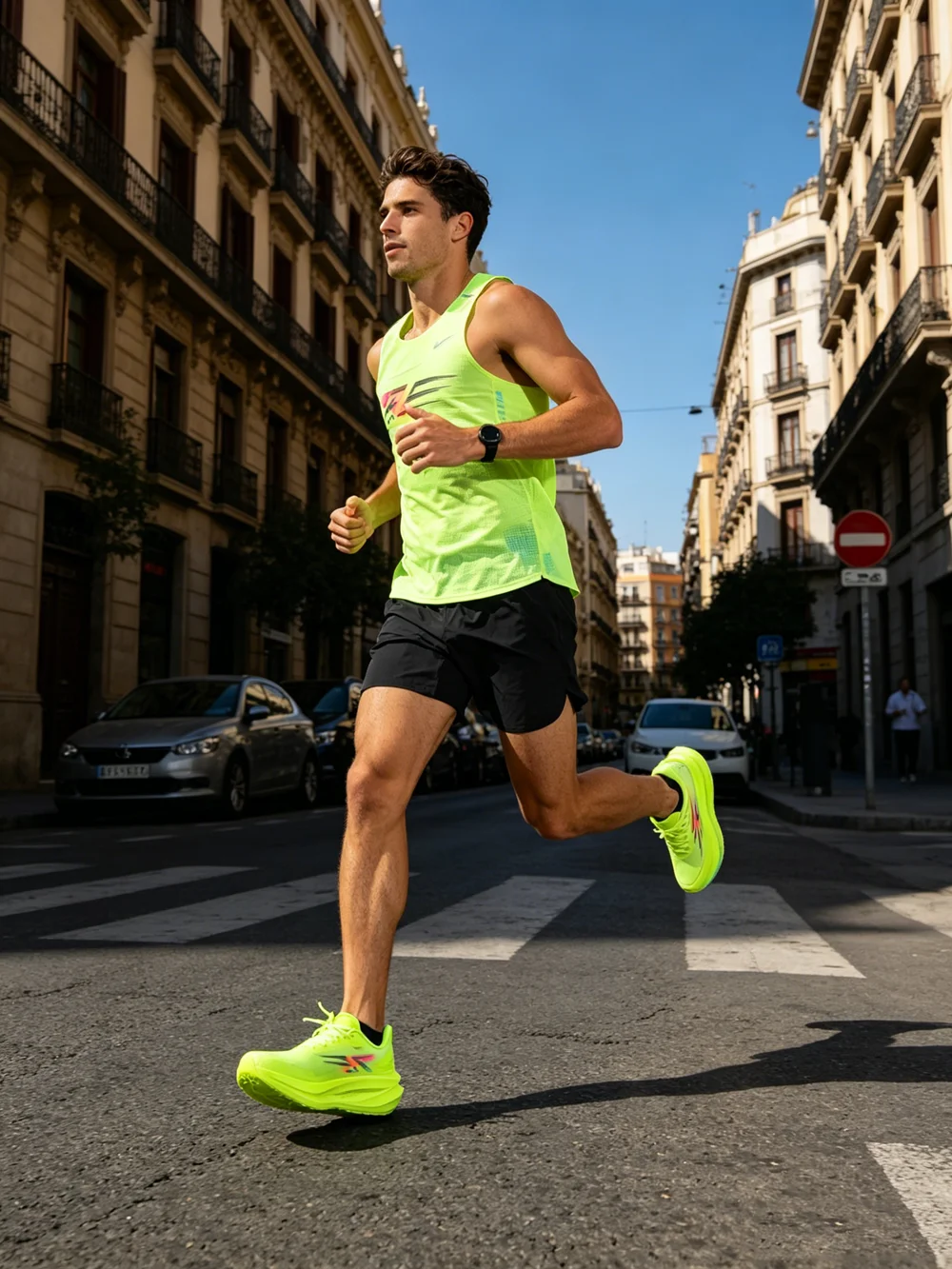 Men Running Shoes Carbon Board Marathon Speciality Sports Breathable Lightweight Women's Comfortable Athletic Sneakers
