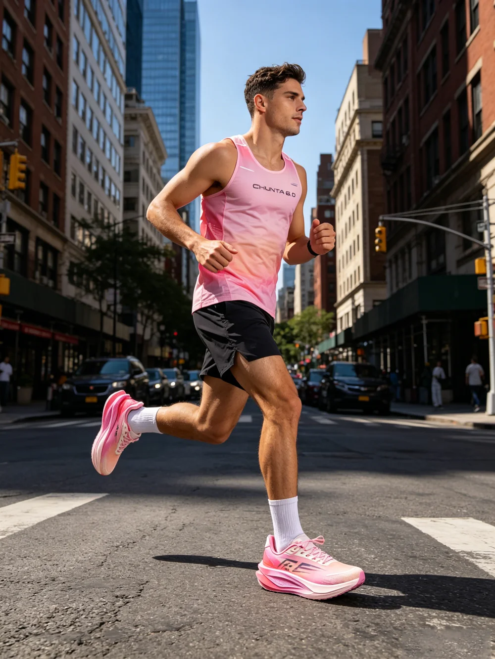 Men Running Shoes Carbon Board Marathon Speciality Sports Breathable Lightweight Women's Comfortable Athletic Sneakers