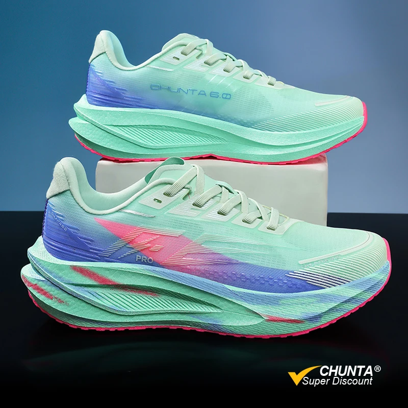 Men Running Shoes Carbon Board Marathon Speciality Sports Breathable Lightweight Women's Comfortable Athletic Sneakers