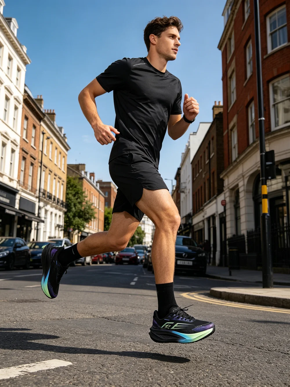 Men Running Shoes Carbon Board Marathon Speciality Sports Breathable Lightweight Women's Comfortable Athletic Sneakers